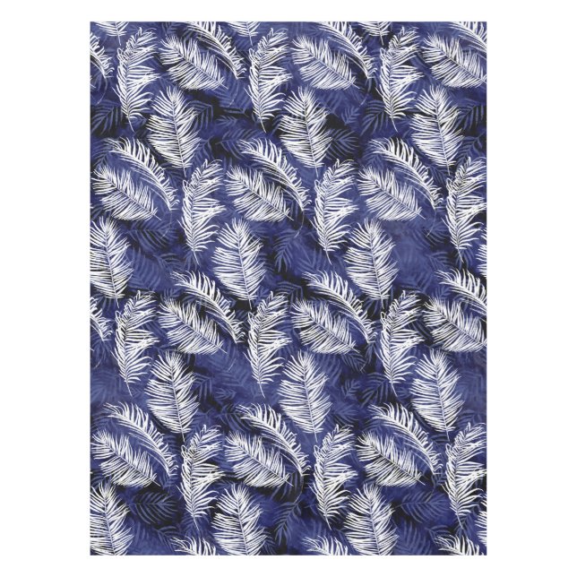 Indigo Palms Tablecloth (Front)