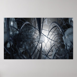 Indigo Perception Poster