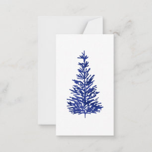 Indigo Pine Trees Card