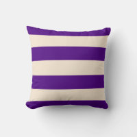 Indigo Purple and Antique White Stripes