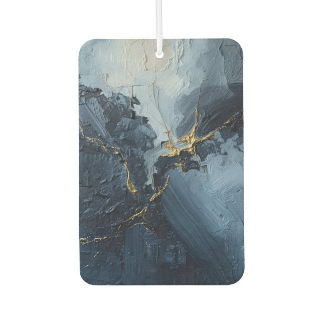 "Indigo Rhapsody" Car Air Freshener (Front)