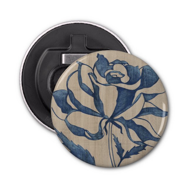 Indigo Rose Bottle Opener (Front)