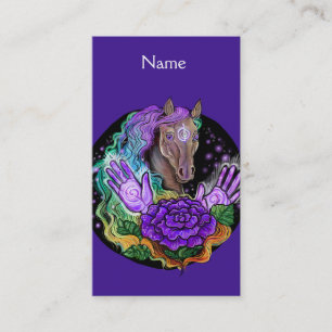 Indigo Rose~business cards Version Three