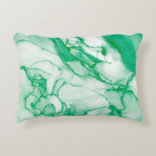 Indigo Round. Bohemian Tie Dye. Blue Roll Psychede Decorative Cushion