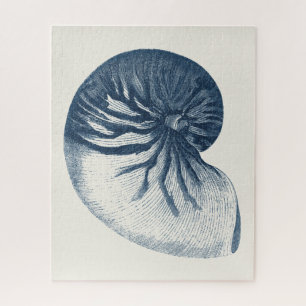 Indigo Shark Eye Seashell Jigsaw Puzzle