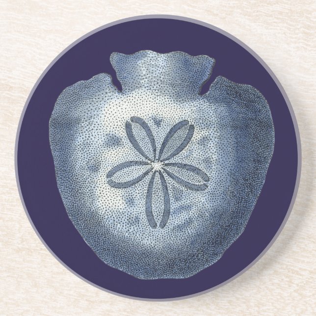 Indigo Shells III Coaster (Front)
