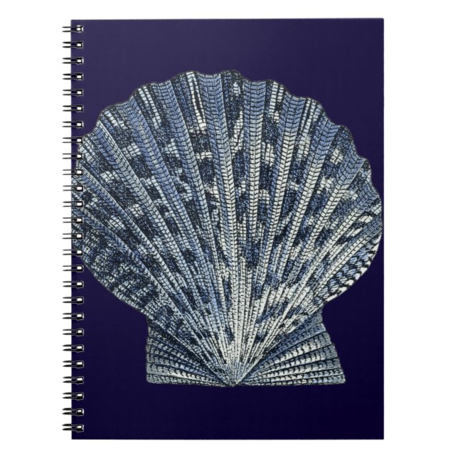 Indigo Shells VIII Notebook (Front)