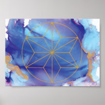 Indigo star / crystalgrid template