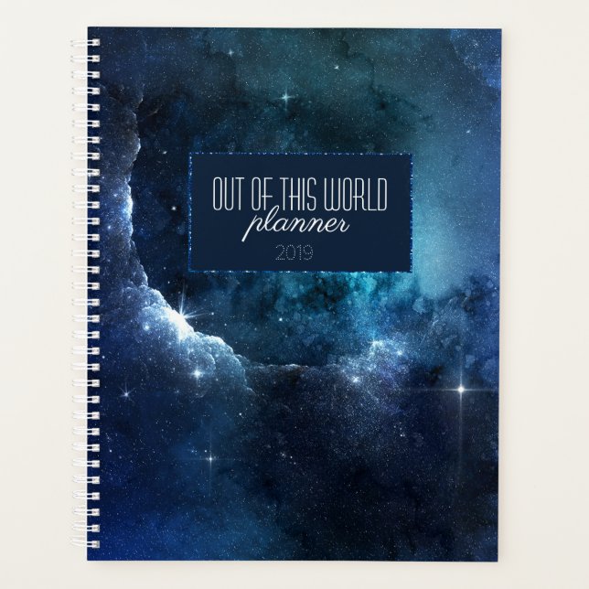 Indigo Star Galaxy Starfield Planner (Front)