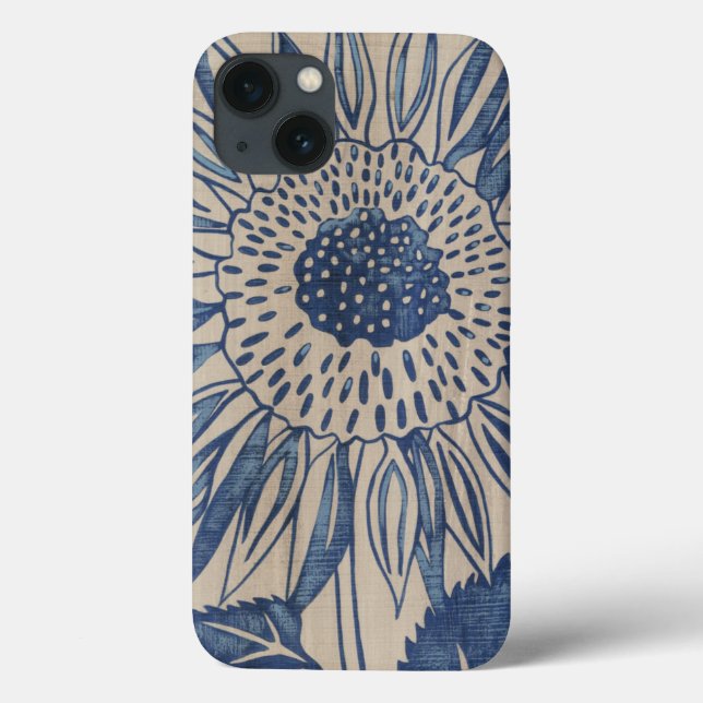 Indigo Sunflower Case-Mate iPhone Case (Back)