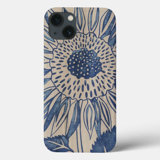 Indigo Sunflower Case-Mate iPhone Case (Back)