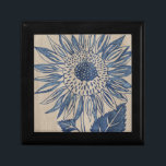 Indigo Sunflower Gift Box<br><div class="desc">Floral</div>