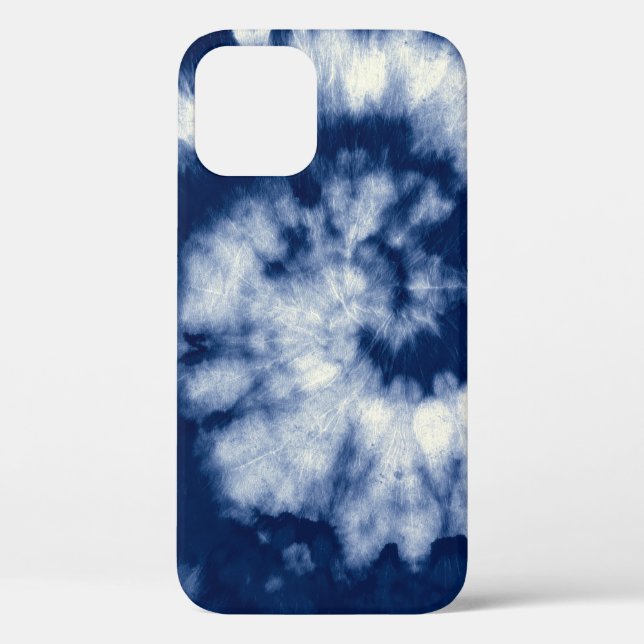 Indigo swirl, tie-dye, bohemian. Case-Mate iPhone case (Back)