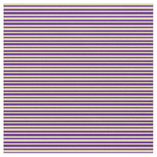 Indigo & Tan Lines/Stripes Pattern Fabric