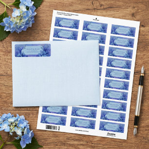 Indigo Tree Lavender Mist Botanical Return Address
