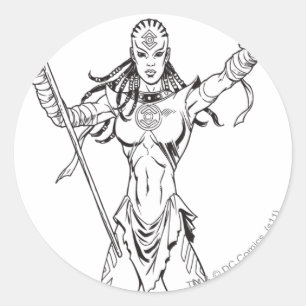 Indigo Tribe 6 Classic Round Sticker