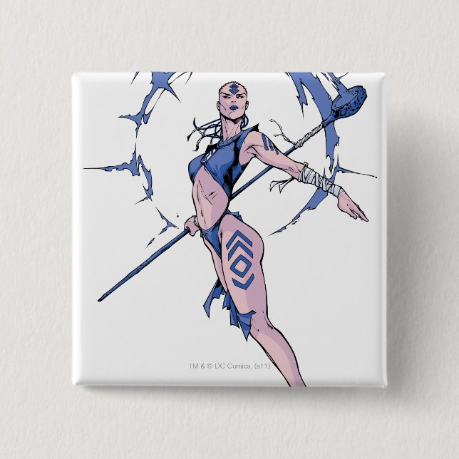 Indigo Tribe 7 15 Cm Square Badge (Front)