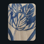 Indigo Tulip Magnet<br><div class="desc">Floral</div>