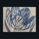 Indigo Tulip Postcard<br><div class="desc">Floral</div>