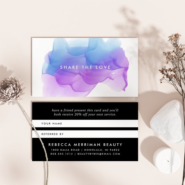 Indigo Watercolor Blot | Referral (Creator Uploaded)