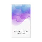 Indigo Watercolor Blot | Vertical Social Media