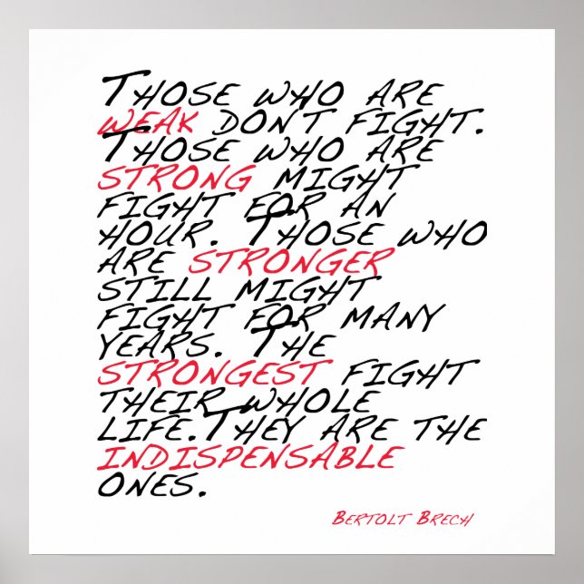 Indispensbles Poster (Front)