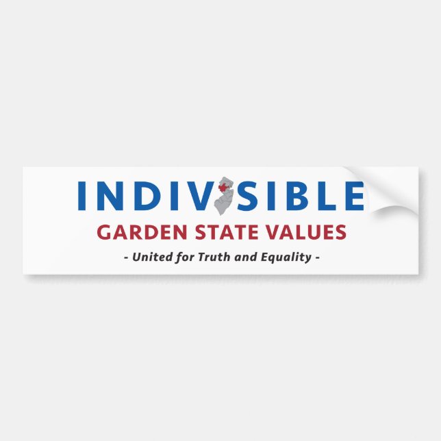 Indivisible GSV Bumper Sticker (Front)