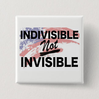 Indivisible NOT Invisible Square Button