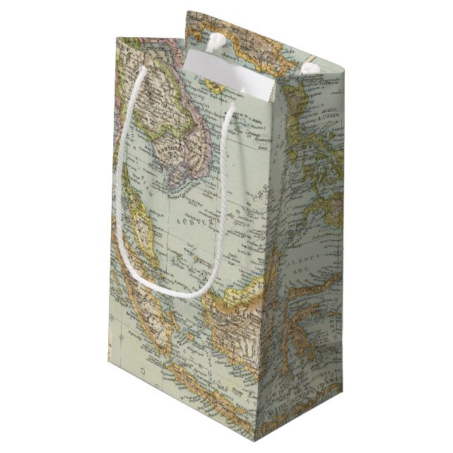 Indo china and Malaysian Archipelago Small Gift Bag (Back Angled)