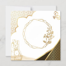 Indo-Pak Style Wedding Invitation Card