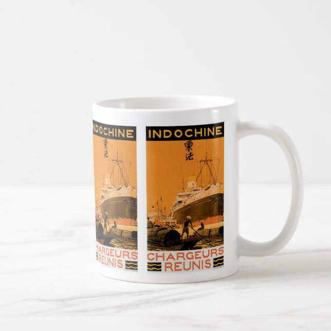 Indochine Chargeurs Reunis Coffee Mug (Right)