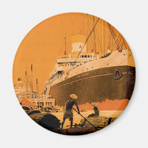 Indochine Chargeurs Reunis Magnet