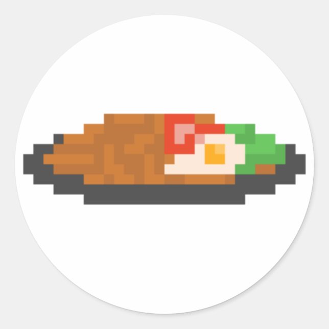 Indomie Pixel Sticker (Front)