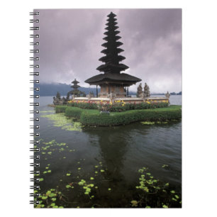 Indonesia, Bali, Ulun Danu Temple. Spiral Notebook