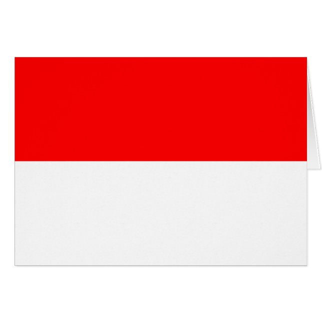 Indonesia Flag (Front Horizontal)