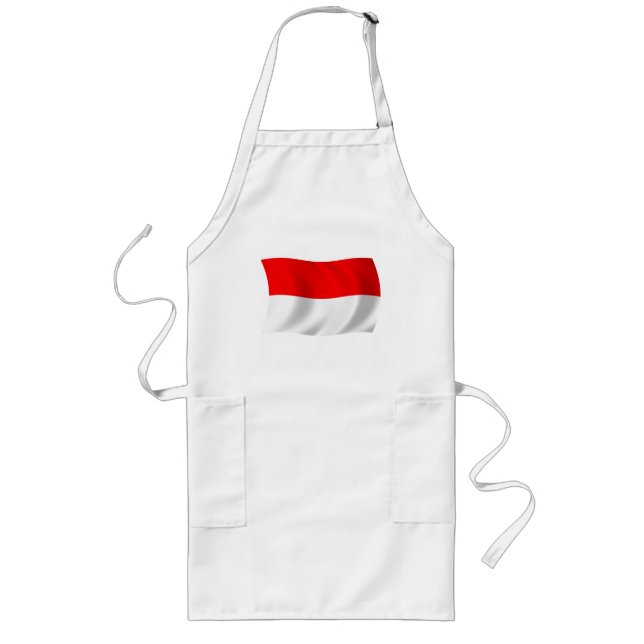 Indonesia Flag Apron (Front)