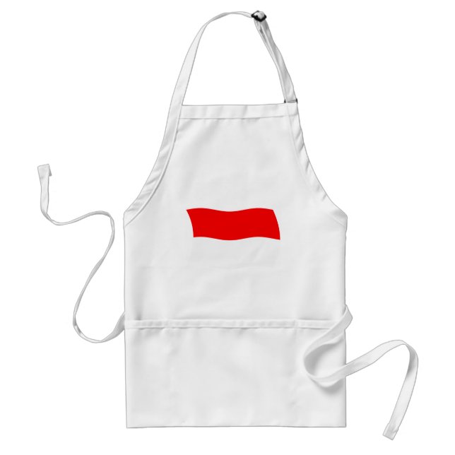 Indonesia Flag Apron (Front)