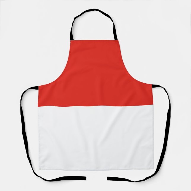 Indonesia flag apron (Front)