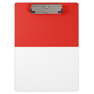 Indonesia flag clipboard