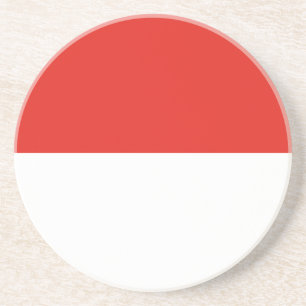 Indonesia flag coaster