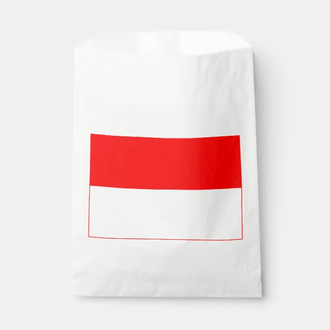 Indonesia Flag Favour Bags (Front)