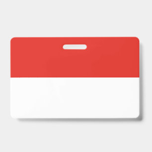 Indonesia flag ID badge
