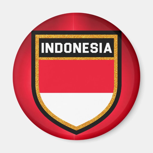 Indonesia Flag Magnet (Front)