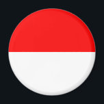 Indonesia Flag Magnet<br><div class="desc">Patriotic flag of Indonesia.</div>
