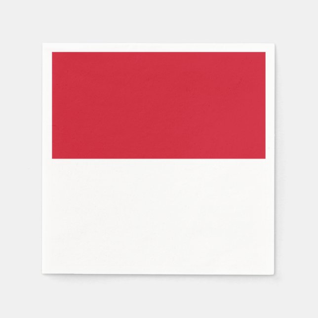 Indonesia flag  napkin (Front)