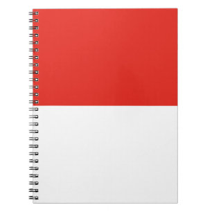 Indonesia flag notebook