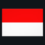 Indonesia Flag Photo Print<br><div class="desc">Patriotic flag of Indonesia.</div>