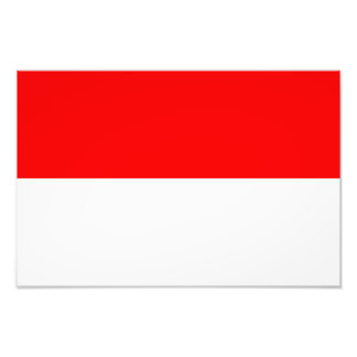Indonesia Flag Photo Print
