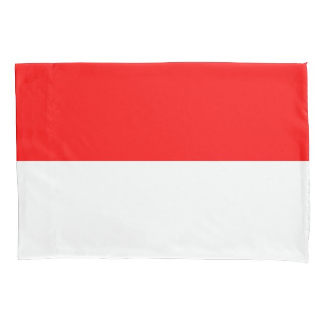 Indonesia Flag Pillowcase (Front)