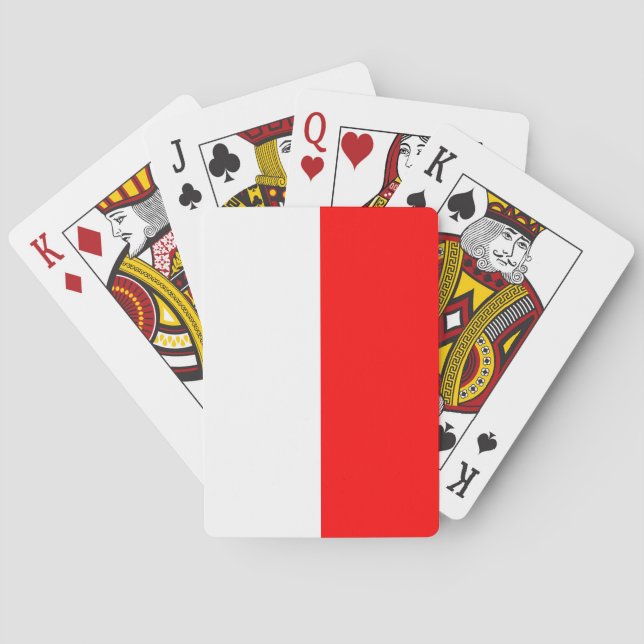 Indonesia Flag Playing Cards (Back)